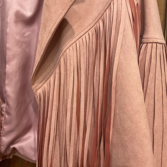 Pink Fringe Jacket by saints and hearts - Picture 8 of 8